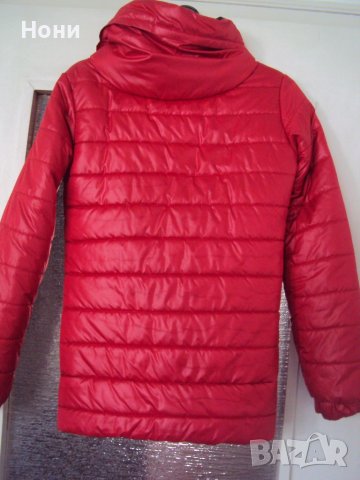 Дамско топло червено дамско  яке, снимка 3 - Якета - 38498248