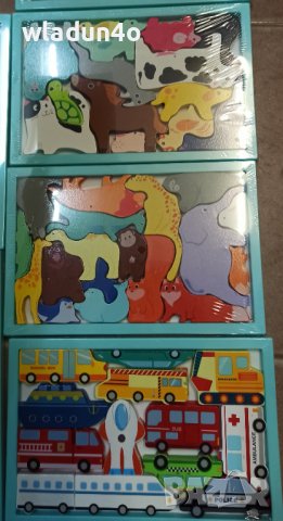 Дървени пъзели -16лв, снимка 8 - Образователни игри - 40097956