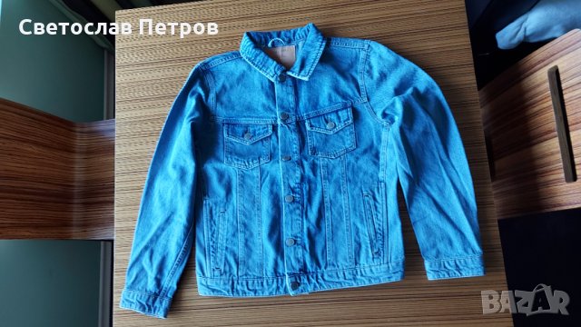 Дънков яке JACK & JONES Jjialvin 299 JEANS INTELLIGENCE, S-M , снимка 13 - Палта - 35228394