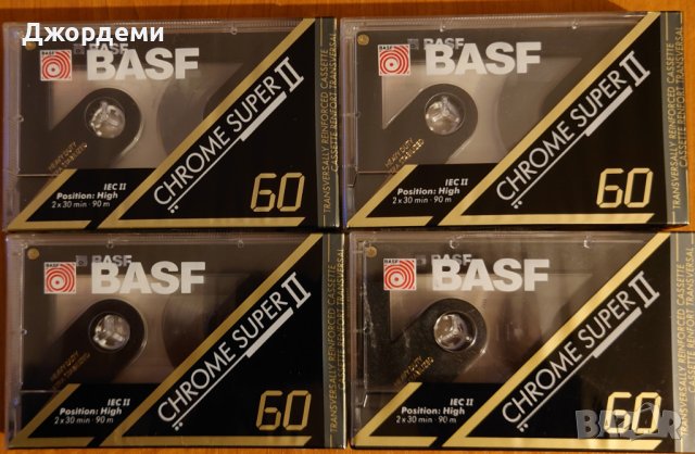 Аудио касети (аудио касета) BASF Chrome Super II 60