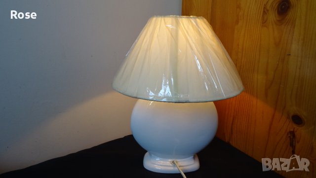 Ретро настолна лампа – порцелан., снимка 5 - Настолни лампи - 44231951