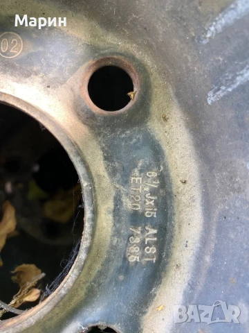 Метални джанти 15 цола 4х108 , снимка 5 - Гуми и джанти - 51081551