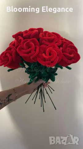 Вечен букет от рози, снимка 2 - Романтични подаръци - 49960940