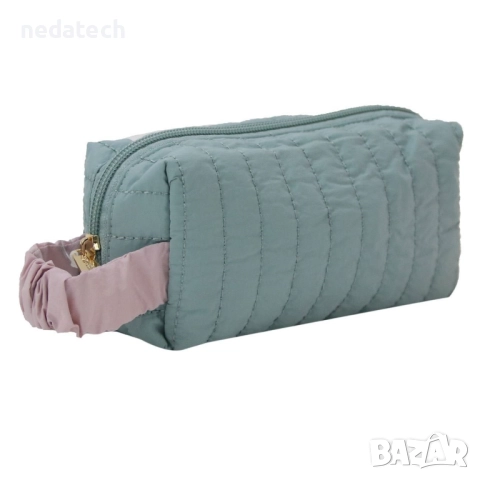 Несесер Puffy Veraman, Зелен, 18x6x8 см., снимка 2 - Ученически пособия, канцеларски материали - 51612209