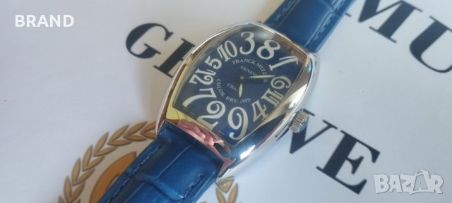 Дамски Franck Muller color dreams crazy hours BLUE механичен клас 5А+, снимка 9 - Дамски - 36790261