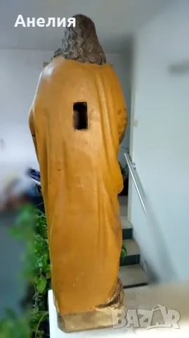 Фигура на светец с височина 76 см, снимка 9 - Декорация за дома - 50368149