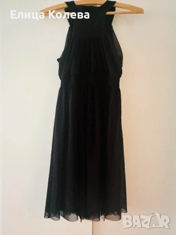 Benetton елегантна рокля в черно размер S, снимка 2 - Рокли - 51271716