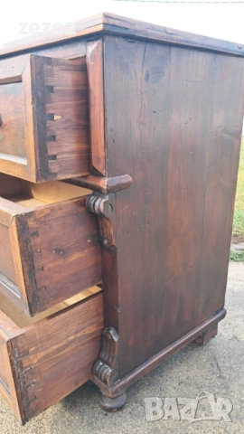 Антикварен скрин масив №80, снимка 4 - Скринове - 53379569