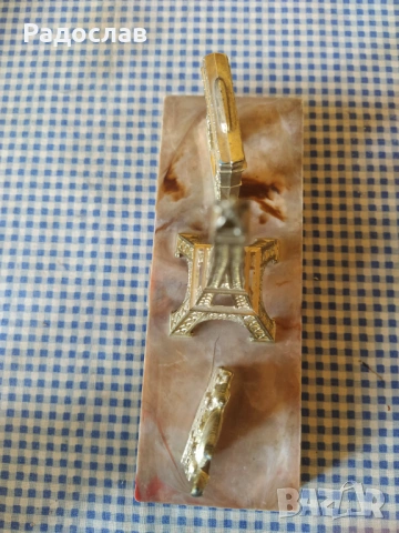 оригинален сувенир статуетка Париж Айфеловата кула , снимка 7 - Статуетки - 54121409