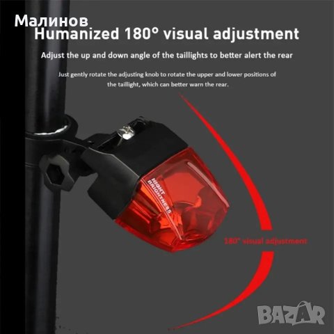 Безконтактно динамо стоп за велосипед без батерия и без нужда от зареждане , снимка 3 - Части за велосипеди - 44506826