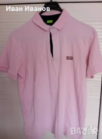 Чисто нова фланелка с яка Hugo Boss