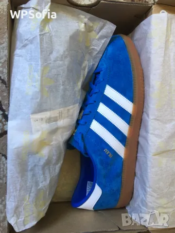 Adidas Originals White Blue Чисто Нови Оригинални Маратонки 42EU / 8UK, снимка 8 - Маратонки - 48263348