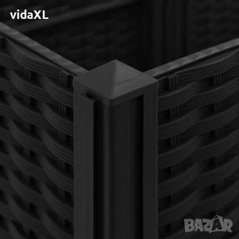 vidaXL Повдигната леха, 120x40x38 см, полипропилен, снимка 6 - Саксии и кашпи - 56146610