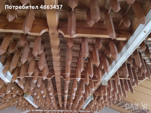 Уникален таван за механа,хижа-произведение на изкуството 