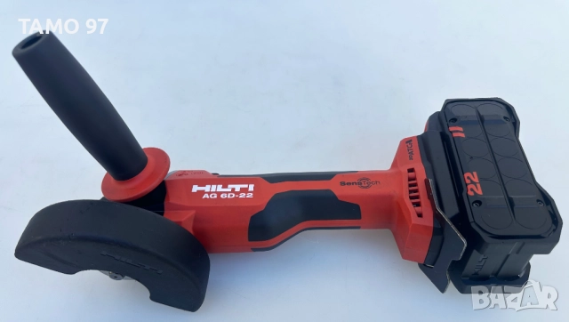 Hilti AG 6D-22 Nuron - Безчетков ъглошлайф с SensTech 2x22V 8.0Ah като нов!, снимка 2 - Други инструменти - 52273036