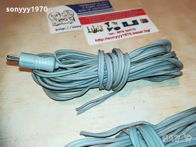 ЗАЯВЕНИ-КАБЕЛИ 2БР ЗА ТОНКОЛОНИ-СИВИ 2БР Х 4.5М, снимка 7 - Тонколони - 29775074