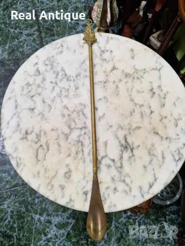 Антикварна английска бронзова обувалка , снимка 2 - Антикварни и старинни предмети - 50023739