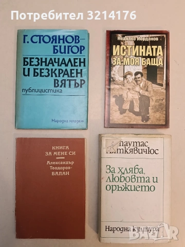 Безначален и безкраен вятър - Георги Стоянов-Бигор (Отлично състояние)