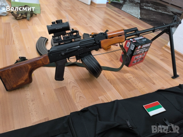 Airsoft RPK 74 КАРТЕЧНА реплика - CM.052 [CYMA] - ЪПГРЕЙДНАТА, снимка 2 - Други спортове - 51632816