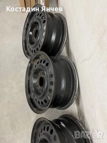 Комплект железни джанти BMW e36, снимка 2 - Гуми и джанти - 55901468