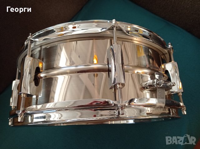 Барабанче Pearl Sensitone Steel 14x5, снимка 2 - Ударни инструменти - 44146869