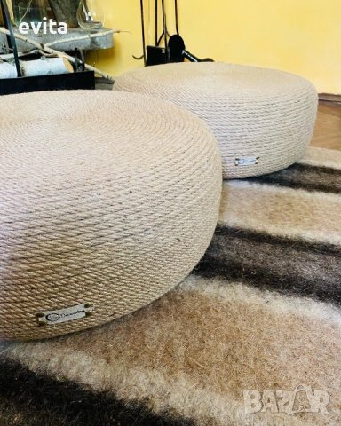 Табуретка/пуф. Ръчна изработка!