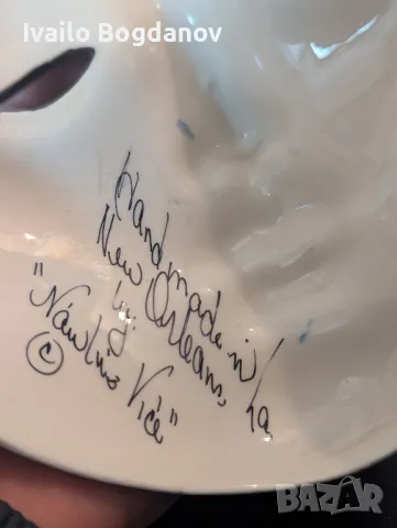 Порцеланова, театрална маска , снимка 3 - Колекции - 49418249