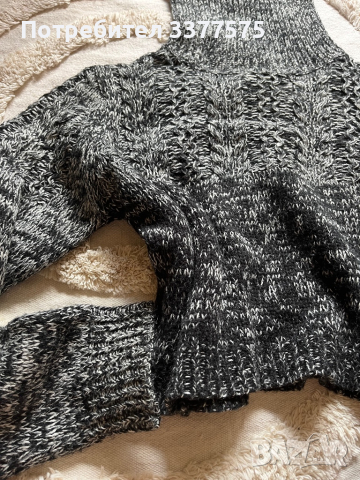 Пуловер къс crop top поло, снимка 2 - Блузи с дълъг ръкав и пуловери - 44640105