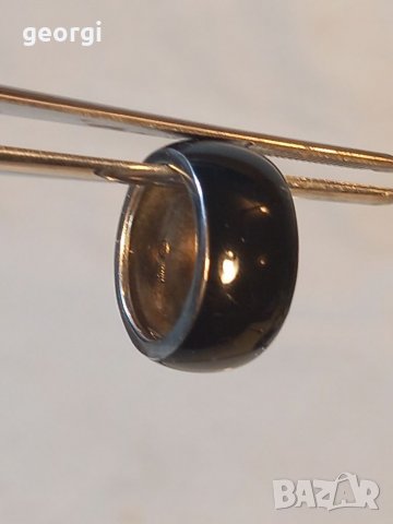 Италиански емайлиран сребърен пръстен , снимка 3 - Пръстени - 39209372