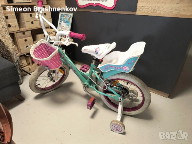 Детски велосипед с кошничка, снимка 2 - Велосипеди - 51784700