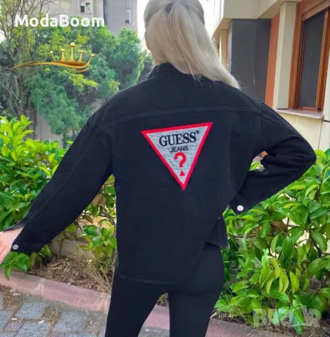 Guess дънково дамско зимно яке, снимка 3 - Якета - 48241412