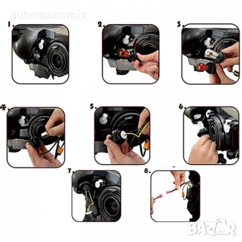 ДИОДНИ КРУШКИ С МИГАЧ - 1627, снимка 5 - Аксесоари и консумативи - 52087863