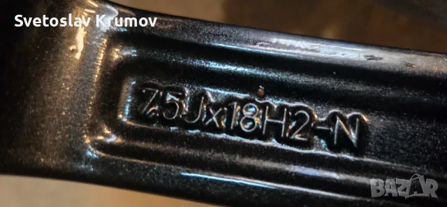 Оригинални джанти 18" с гуми, снимка 5 - Гуми и джанти - 55790587