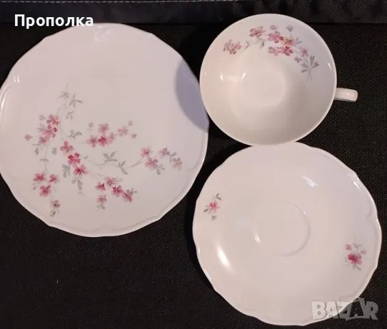 Сервиз закуска кафе и десерт, фин порцелан марка Scherzer , снимка 6 - Сервизи - 48227411