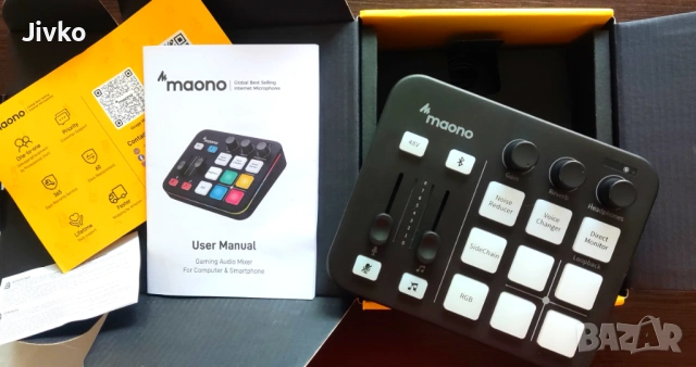 Аудио миксер и звукова карта Maono G1 Neo, снимка 3 - Други - 54205668