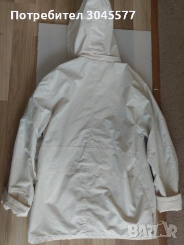Яке шлифер с качулка L - XL, снимка 5 - Якета - 39717860