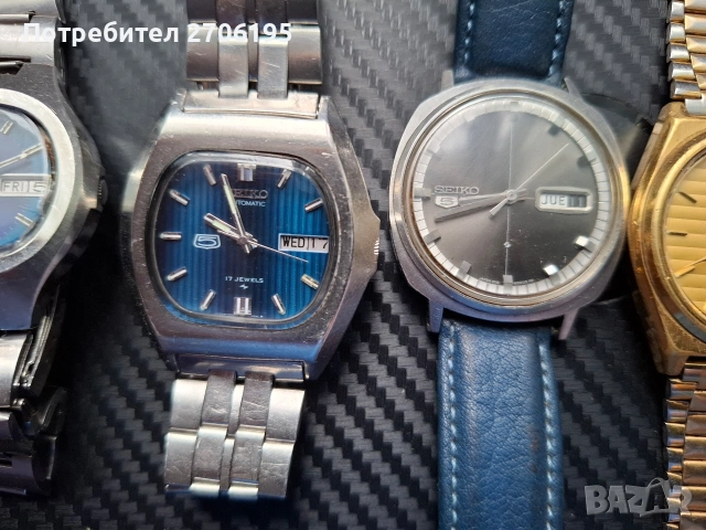 Vintage Seiko - Сейко механични- автоматични часовници, снимка 6 - Мъжки - 54360051