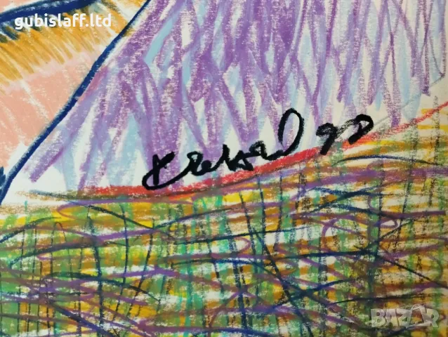 Картина, голо тяло, худ. К. Касабов, 1998 г. - 11, снимка 2 - Картини - 48778145