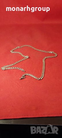 Сребърен ланец /Без закопчалка/, снимка 3 - Колиета, медальони, синджири - 42082435
