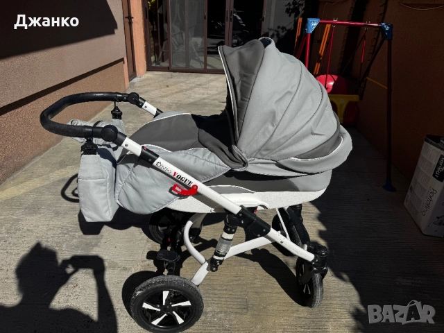 Бебешка количка vogue eco silver grey - NIO, снимка 2 - Детски колички - 51531596