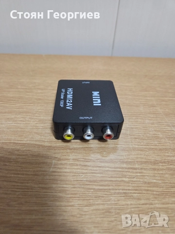 Mini HDMI към AV конвертор с функция за мащабиране (up scaler, снимка 3 - Друга електроника - 52771737