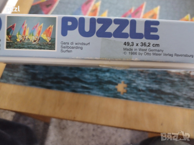 Пъзел "Sailbording” Ravensburger 1986г. 500 части, снимка 6 - Пъзели - 53166518