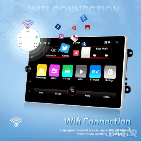 Мултимедия за, VW, двоен дин, навигация, Volkswagen, Golf 5, 6, Passat, B6, B7, CC, Touran, Sharan, снимка 7 - Аксесоари и консумативи - 47481198