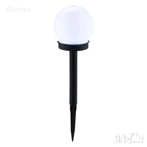 5768 Градинска соларна лампа Бяла топка, снимка 7 - Градински мебели, декорация  - 49317108