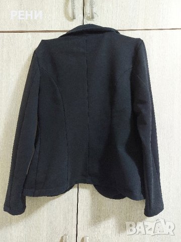 Дамско черно сако размер М, снимка 3 - Сака - 42791680