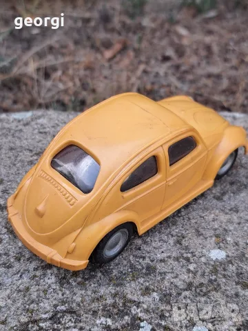 ретро играчка VW Beetle с механизъм, снимка 3 - Колекции - 56041090