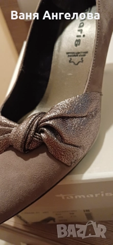 Естествен велур38, снимка 8 - Дамски елегантни обувки - 51737928