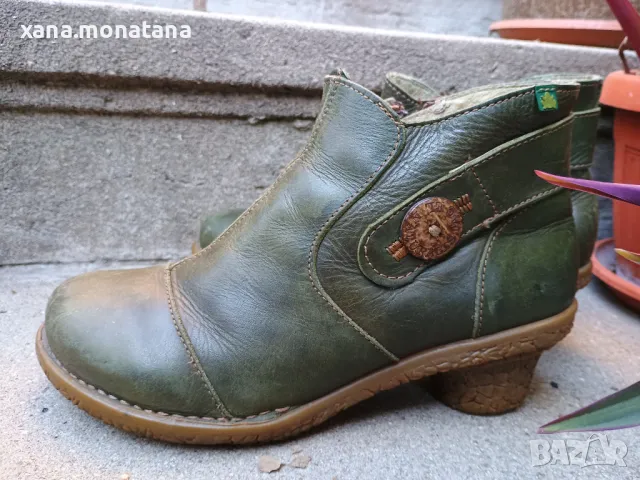 Арт боти естествена кожа 40 номер, снимка 2 - Дамски боти - 47916442