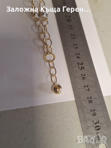 Дамско колие 5,72гр., снимка 4 - Колиета, медальони, синджири - 54178453