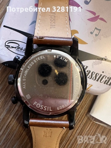 Чисто нов часовник Fossil FS5437 – пълен комплект, снимка 4 - Мъжки - 54206688